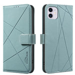 Geometrisches Muster RFID Leder Handyhülle, Für iPhone 6 / 7 / 8 / SE, Für iPhone 13 Pro Max, Für iPhone 13 Pro, Für iPhone 12 / 12 Pro, Für iPhone 12 Pro Max, Für iPhone 11 Pro Max, Für iPhone 11, Für iPhone 11 Pro
