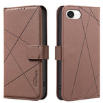 RFID-Leder-Handyhülle mit geometrischem Muster, für iPhone 16e / 17e, für iPhone 17 Pro Max, für iPhone 17 Pro, für iPhone 17, für iPhone Air, für iPhone 16 Pro Max, für iPhone 16 Pro, für iPhone 16 Plus