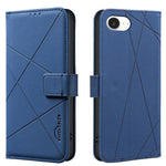 RFID-Leder-Handyhülle mit geometrischem Muster, für iPhone 16e / 17e, für iPhone 17 Pro Max, für iPhone 17 Pro, für iPhone 17, für iPhone Air, für iPhone 16 Pro Max, für iPhone 16 Pro, für iPhone 16 Plus