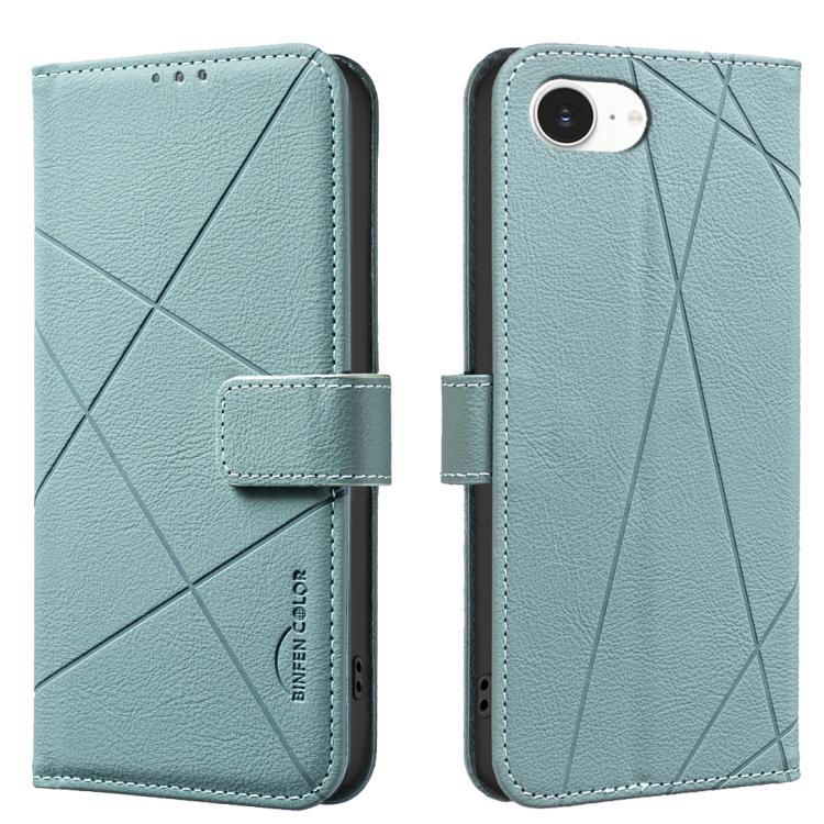 RFID-Leder-Handyhülle mit geometrischem Muster, für iPhone 16e / 17e, für iPhone 17 Pro Max, für iPhone 17 Pro, für iPhone 17, für iPhone Air, für iPhone 16 Pro Max, für iPhone 16 Pro, für iPhone 16 Plus
