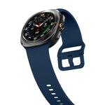 Solid Color Colorful Buckle Silicone Watch Band, For Samsung Galaxy Watch Ultra 47mm / Ultra 2025