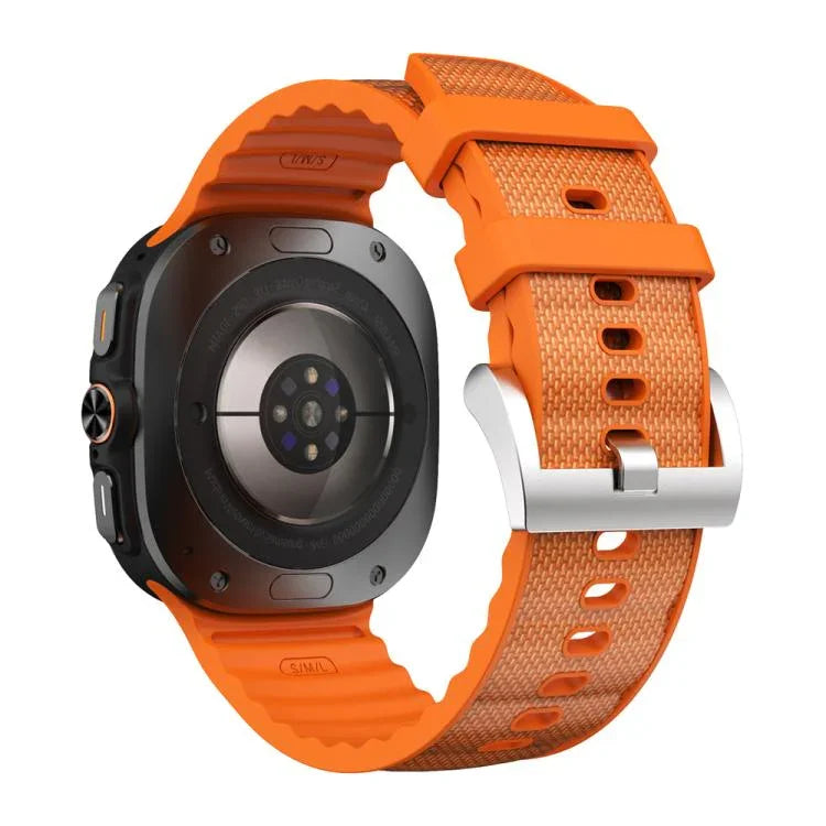 Sportliches Silikon-Uhrenarmband in Unifarbe, für Samsung Galaxy Watch Ultra 47 mm / Ultra 2025