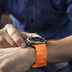 Sportliches Silikon-Uhrenarmband in Unifarbe, für Samsung Galaxy Watch Ultra 47 mm / Ultra 2025