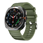 Sportliches Silikon-Uhrenarmband in Unifarbe, für Samsung Galaxy Watch Ultra 47 mm / Ultra 2025