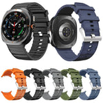 Sportliches Silikon-Uhrenarmband in Unifarbe, für Samsung Galaxy Watch Ultra 47 mm / Ultra 2025