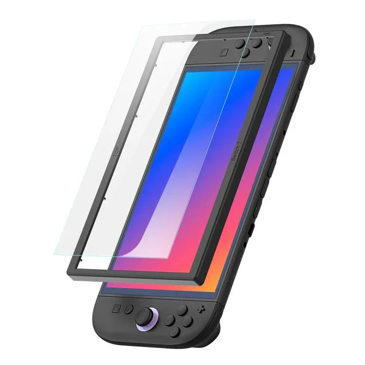 DUX DUCIS HD Vollbild-Schutzfolie aus gehärtetem Glas mit Positionierer, für Nintendo Switch 2