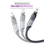 2.4A USB zu 8 Pin 180 Grad Drehbarer Winkel Ladekabel, 1.2m 8 Pin, 2m 8 Pin