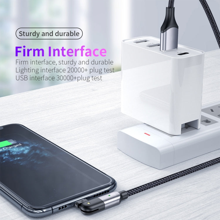 2.4A USB zu 8 Pin 180 Grad Drehbarer Winkel Ladekabel, 1.2m 8 Pin, 2m 8 Pin