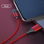 2.4A USB zu 8 Pin 180 Grad Drehbarer Winkel Ladekabel, 1.2m 8 Pin, 2m 8 Pin