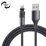 2.4A USB zu 8 Pin 180 Grad Drehbarer Winkel Ladekabel, 1.2m 8 Pin, 2m 8 Pin