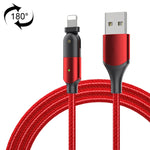 2.4A USB zu 8 Pin 180 Grad Drehbarer Winkel Ladekabel, 1.2m 8 Pin, 2m 8 Pin
