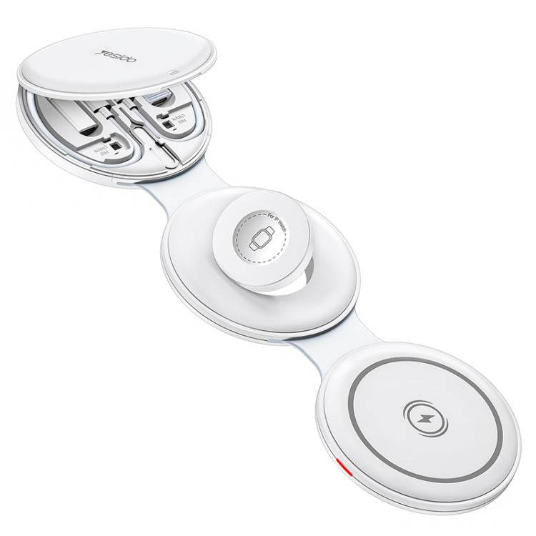 Yesido DS29 5-in-1 faltbares kabelloses Ladegerät für Telefon / Uhr / Kopfhörer, DS29