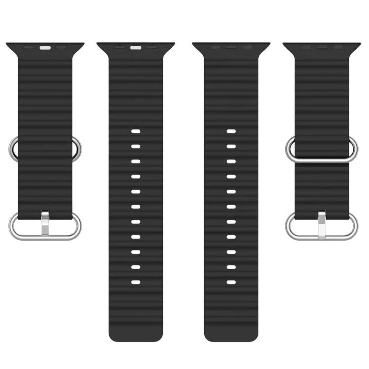 xDfind Ocean Silikon-Uhrenarmband, für Apple Watch 46 mm / 49 mm / 45 mm / 44 mm, für Apple Watch 42 mm / 41 mm / 40 mm / 38 mm