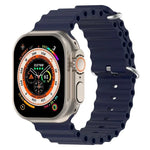 xDfind Ocean Silikon-Uhrenarmband, für Apple Watch 46 mm / 49 mm / 45 mm / 44 mm, für Apple Watch 42 mm / 41 mm / 40 mm / 38 mm