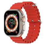 xDfind Ocean Silikon-Uhrenarmband, für Apple Watch 46 mm / 49 mm / 45 mm / 44 mm, für Apple Watch 42 mm / 41 mm / 40 mm / 38 mm