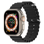 xDfind Ocean Silikon-Uhrenarmband, für Apple Watch 46 mm / 49 mm / 45 mm / 44 mm, für Apple Watch 42 mm / 41 mm / 40 mm / 38 mm