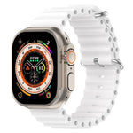 xDfind Ocean Silikon-Uhrenarmband, für Apple Watch 46 mm / 49 mm / 45 mm / 44 mm, für Apple Watch 42 mm / 41 mm / 40 mm / 38 mm