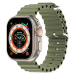 xDfind Ocean Silikon-Uhrenarmband, für Apple Watch 46 mm / 49 mm / 45 mm / 44 mm, für Apple Watch 42 mm / 41 mm / 40 mm / 38 mm