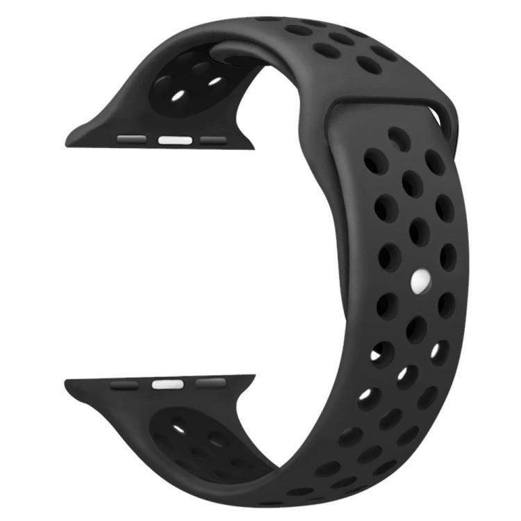 xDfind Zweifarbiges Silikon-Sportarmband für Apple Watch (46 mm / 49 mm / 45 mm / 44 mm, 42 mm / 41 mm / 40 mm / 38 mm)