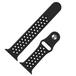 xDfind Zweifarbiges Silikon-Sportarmband für Apple Watch (46 mm / 49 mm / 45 mm / 44 mm, 42 mm / 41 mm / 40 mm / 38 mm)