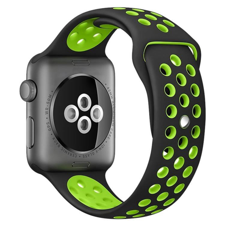 xDfind Zweifarbiges Silikon-Sportarmband für Apple Watch (46 mm / 49 mm / 45 mm / 44 mm, 42 mm / 41 mm / 40 mm / 38 mm)