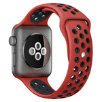 xDfind Zweifarbiges Silikon-Sportarmband für Apple Watch (46 mm / 49 mm / 45 mm / 44 mm, 42 mm / 41 mm / 40 mm / 38 mm)