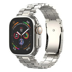 T-shaped Turtle Buckle Detachable Titanium Watch Band, For Apple Watch 46mm / 49mm / 45mm / 44mm, For Apple Watch 42mm / 41mm / 40mm / 38mm