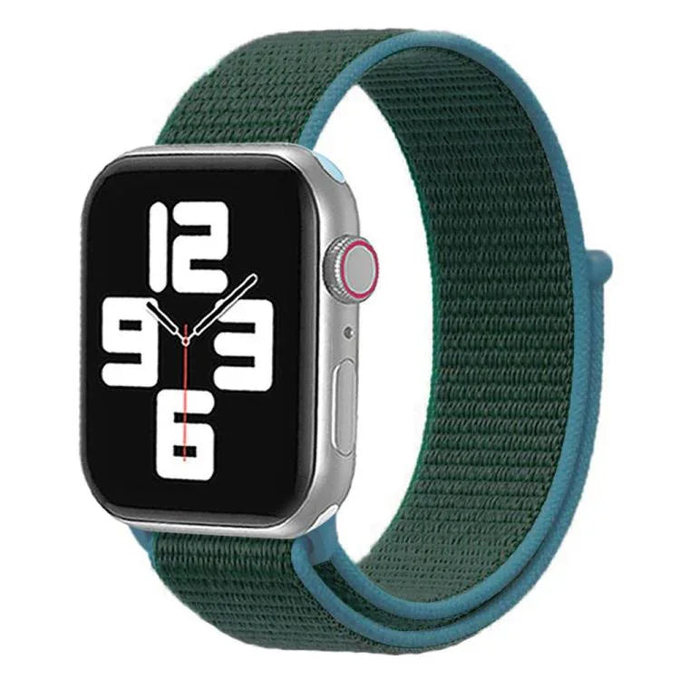 xDfind Nylon-Klettverschluss-Uhrenarmband, für Apple Watch 42 mm / 41 mm / 40 mm / 38 mm
