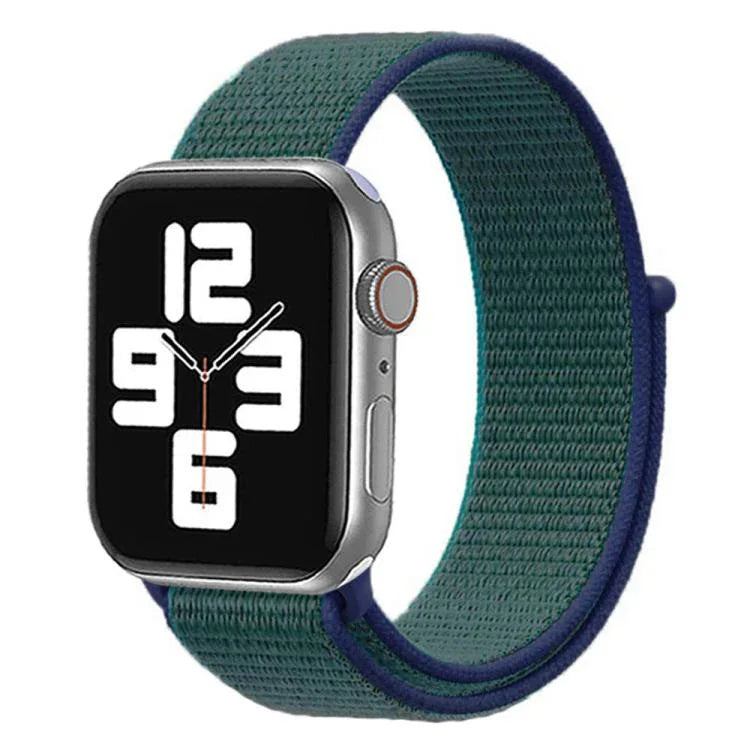 xDfind Nylon-Klettverschluss-Uhrenarmband, für Apple Watch 42 mm / 41 mm / 40 mm / 38 mm