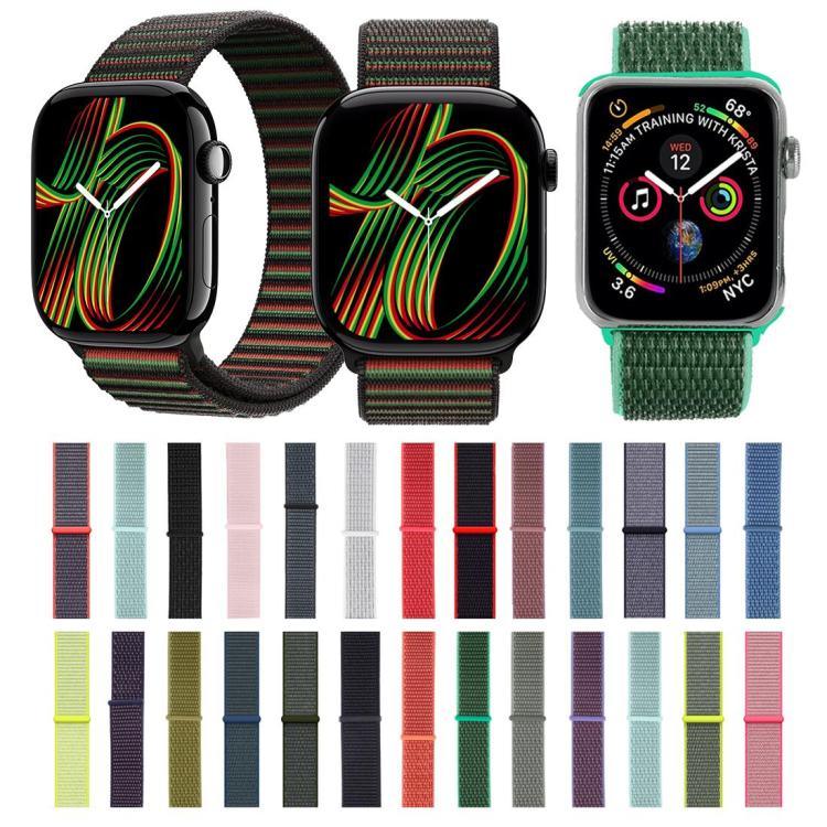 xDfind Nylon-Klettverschluss-Uhrenarmband, für Apple Watch 42 mm / 41 mm / 40 mm / 38 mm