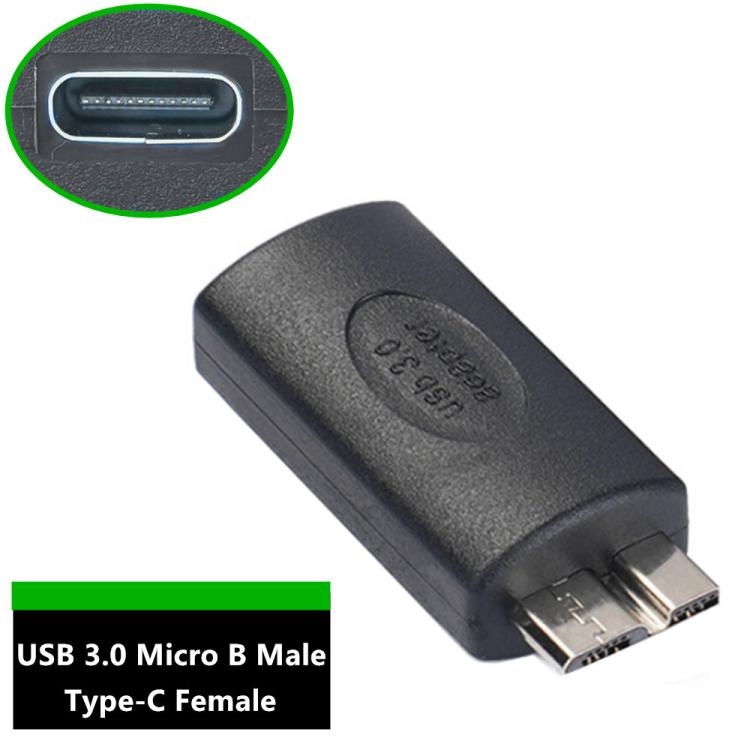 USB3.0 mobile Festplatte Computeradapter, Typ-C Buchse auf Micro USB Stecker