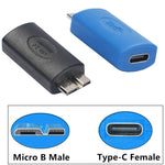 USB3.0 mobile Festplatte Computeradapter, Typ-C Buchse auf Micro USB Stecker