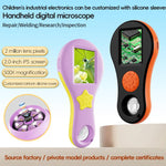 2 Zoll IPS-Bildschirm Kinder Handheld Digitalmikroskop 500X Vergrößerung, T56, T57