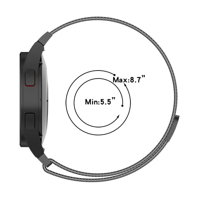 xDfind Milan Magnetisches Schnellverschluss-Uhrenarmband aus Edelstahl, für Samsung Galaxy Watch7 / FE / 6 / 5 / 4