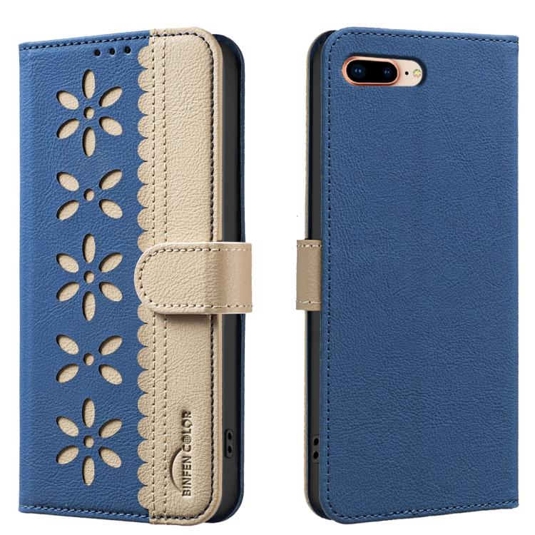 Handyhülle aus RFID-Leder mit gestanztem Blumenmuster, für iPhone XS Max, für iPhone 6 Plus / 7 Plus / 8 Plus, für iPhone 6 / 7 / 8