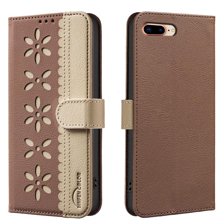 Handyhülle aus RFID-Leder mit gestanztem Blumenmuster, für iPhone XS Max, für iPhone 6 Plus / 7 Plus / 8 Plus, für iPhone 6 / 7 / 8