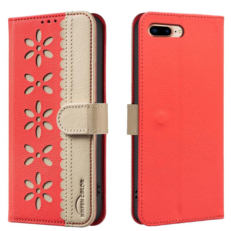 Handyhülle aus RFID-Leder mit gestanztem Blumenmuster, für iPhone XS Max, für iPhone 6 Plus / 7 Plus / 8 Plus, für iPhone 6 / 7 / 8