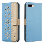 Handyhülle aus RFID-Leder mit gestanztem Blumenmuster, für iPhone XS Max, für iPhone 6 Plus / 7 Plus / 8 Plus, für iPhone 6 / 7 / 8