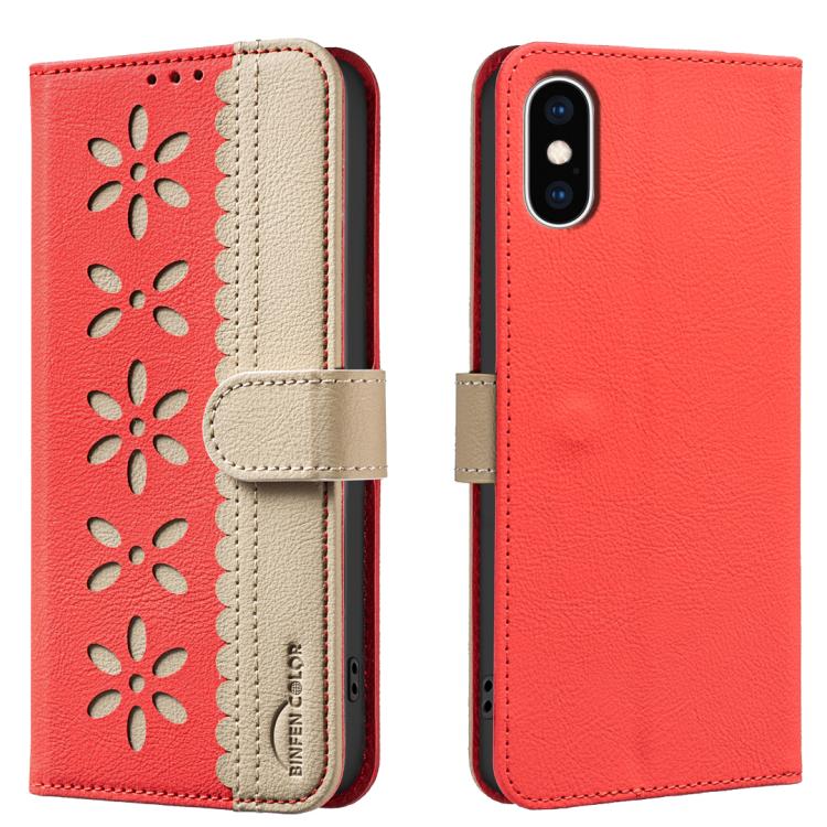Handyhülle aus RFID-Leder mit gestanztem Blumenmuster, für iPhone XS Max, für iPhone 6 Plus / 7 Plus / 8 Plus, für iPhone 6 / 7 / 8