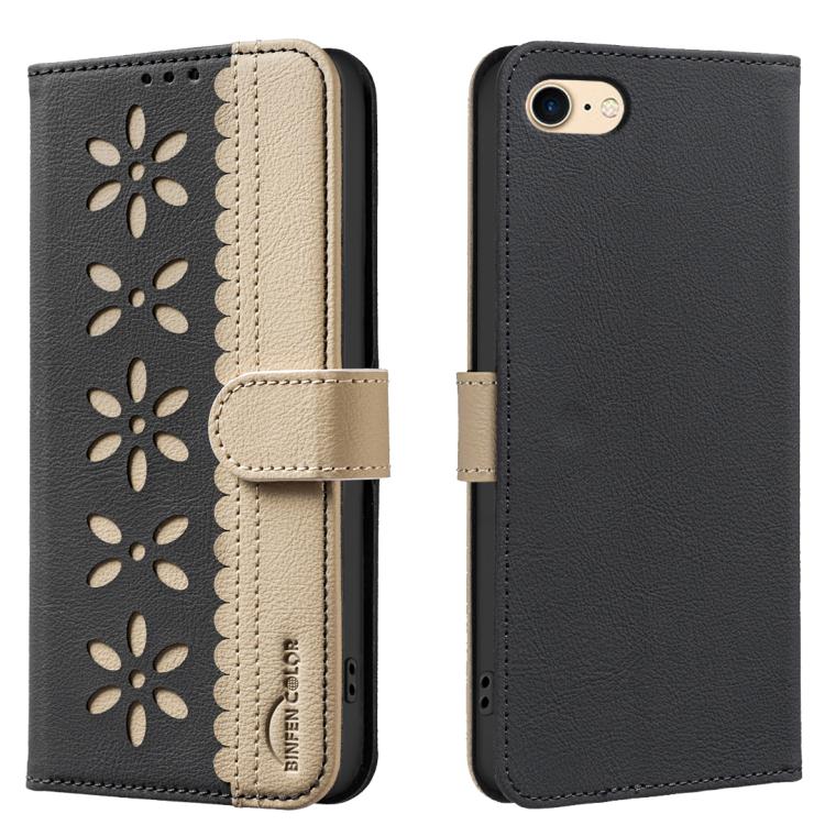 Handyhülle aus RFID-Leder mit gestanztem Blumenmuster, für iPhone XS Max, für iPhone 6 Plus / 7 Plus / 8 Plus, für iPhone 6 / 7 / 8