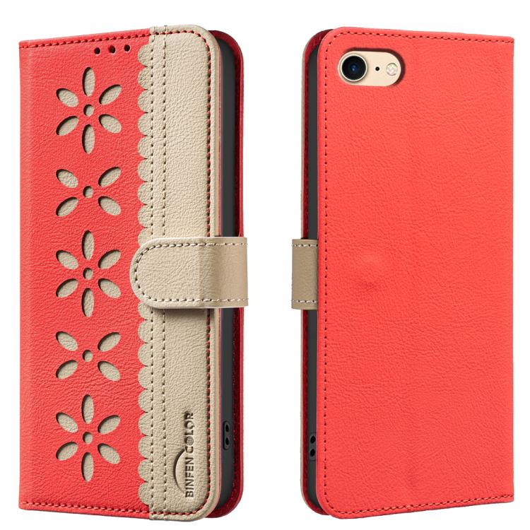 Handyhülle aus RFID-Leder mit gestanztem Blumenmuster, für iPhone XS Max, für iPhone 6 Plus / 7 Plus / 8 Plus, für iPhone 6 / 7 / 8