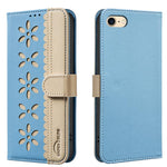 Handyhülle aus RFID-Leder mit gestanztem Blumenmuster, für iPhone XS Max, für iPhone 6 Plus / 7 Plus / 8 Plus, für iPhone 6 / 7 / 8