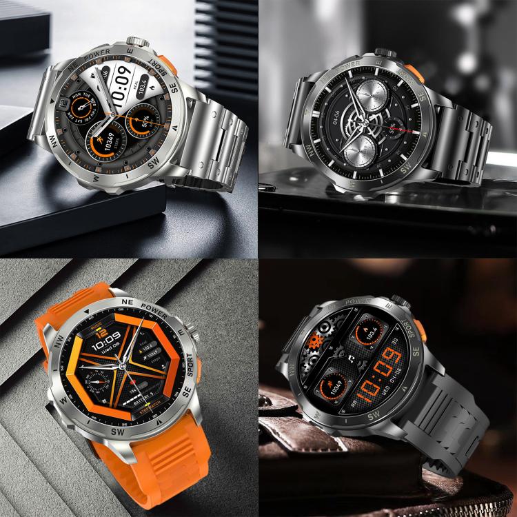 AK77 BT Call Smart Watch, Support Blood Oxygen / Blood Pressure / Heart Rate / Sports Health Monitoring Fitness Tracker
