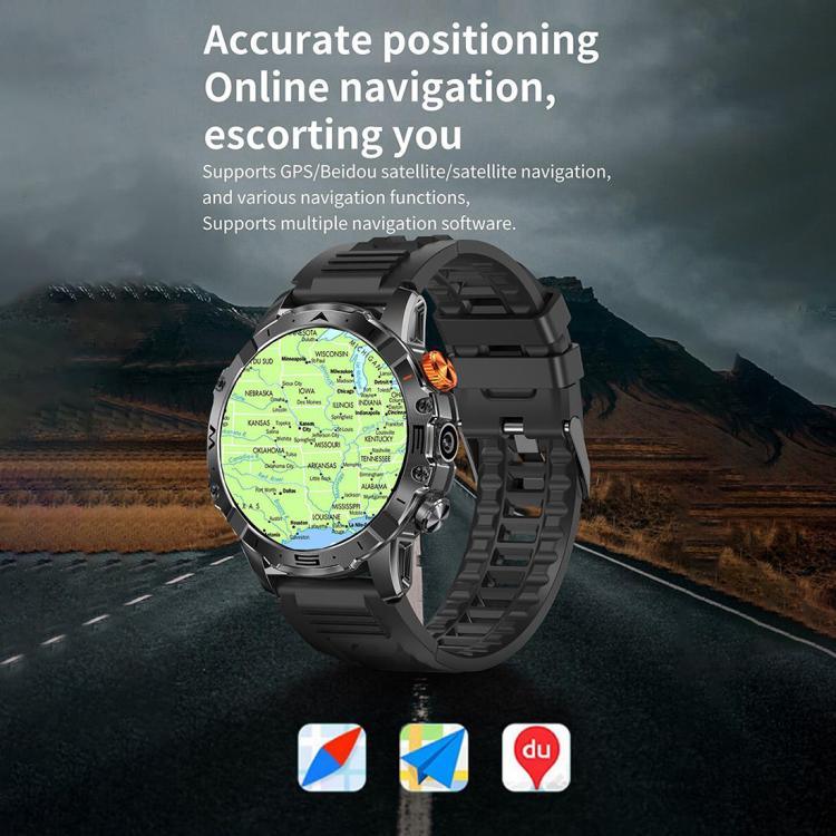 BH11 4G LTE Android 8.1 Smartwatch, 2 GB + 16 GB, Unisoc 8541 Quad-Core-Prozessor, unterstützt Herzfrequenz- und Blutsauerstoffmessung