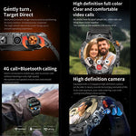 BH11 4G LTE Android 8.1 Smartwatch, 2 GB + 16 GB, Unisoc 8541 Quad-Core-Prozessor, unterstützt Herzfrequenz- und Blutsauerstoffmessung