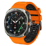 Two Color Silicone Breathable Watch Band, For Samsung Galaxy Watch Ultra 47mm / Ultra 2025