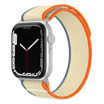 xDfind Zweiteiliges Nylon-Armband mit Schlaufe, für Apple Watch 46 mm / 49 mm / 45 mm / 44 mm, für Apple Watch 42 mm / 41 mm / 40 mm / 38 mm