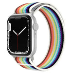 xDfind Zweiteiliges Nylon-Armband mit Schlaufe, für Apple Watch 46 mm / 49 mm / 45 mm / 44 mm, für Apple Watch 42 mm / 41 mm / 40 mm / 38 mm
