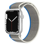 xDfind Zweiteiliges Nylon-Armband mit Schlaufe, für Apple Watch 46 mm / 49 mm / 45 mm / 44 mm, für Apple Watch 42 mm / 41 mm / 40 mm / 38 mm