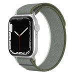 xDfind Zweiteiliges Nylon-Armband mit Schlaufe, für Apple Watch 46 mm / 49 mm / 45 mm / 44 mm, für Apple Watch 42 mm / 41 mm / 40 mm / 38 mm